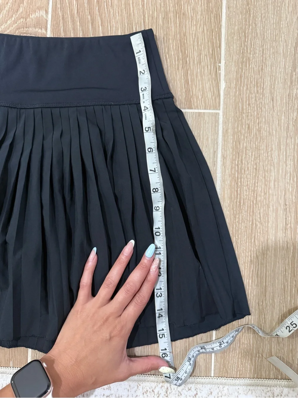 GAP Black Womens Size Small Pleated Tennis Skort High Rise - Picture 6 of 6